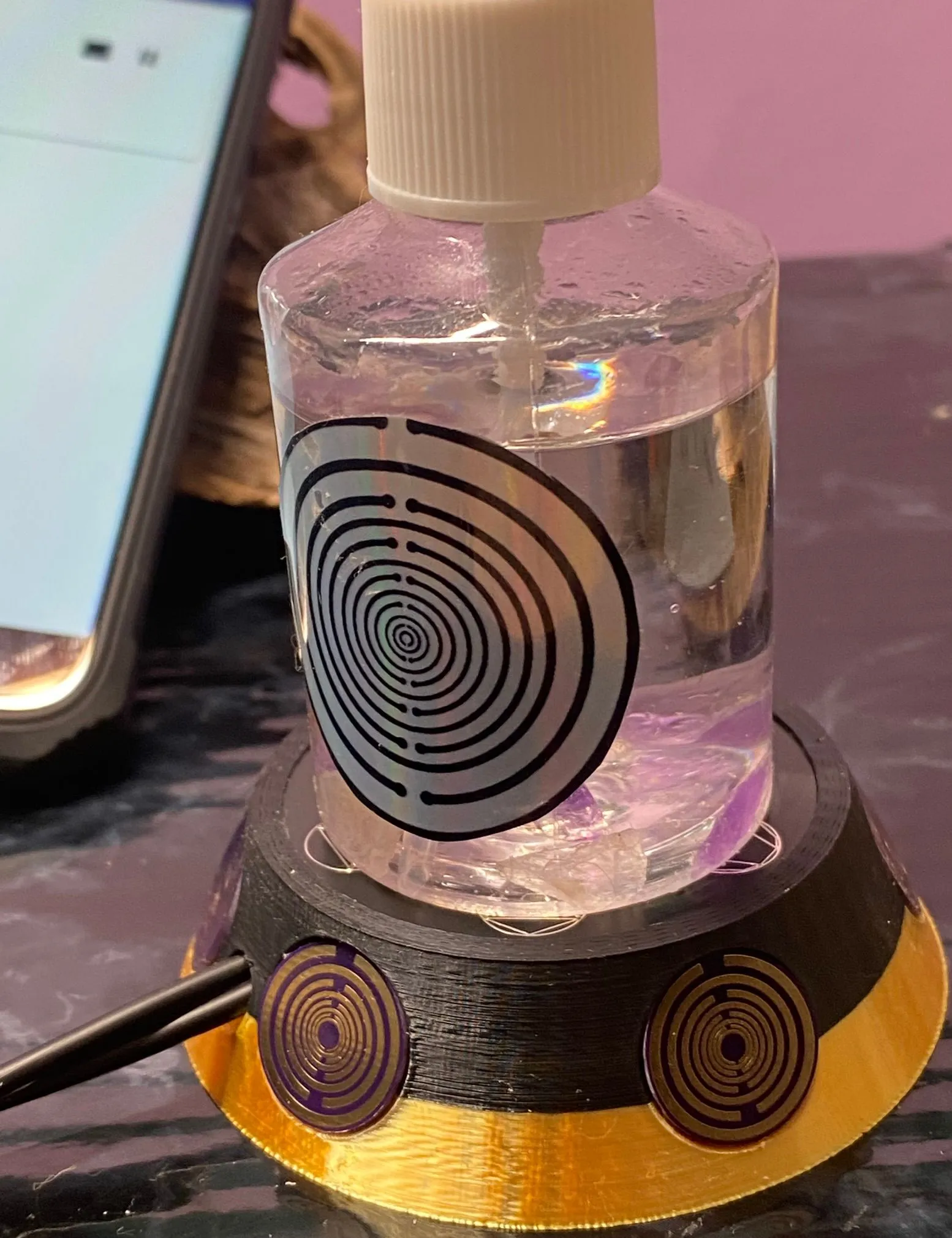 Kleine VibraNex mit Spray